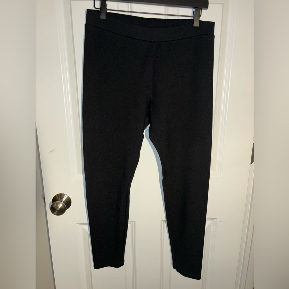 Lou & Grey Black Leggings, Size Large